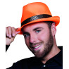 Párty klobouk oranžový  se stužkou